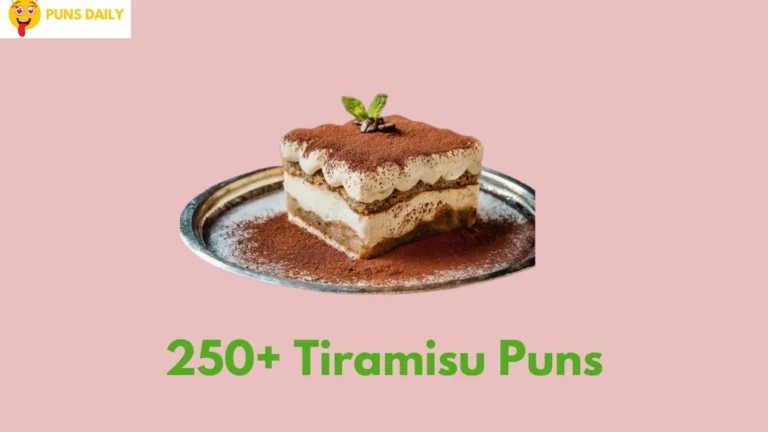 Tiramisu Puns